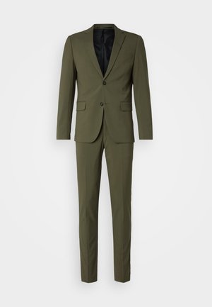 PLAIN MENS SUIT - Suit - olive