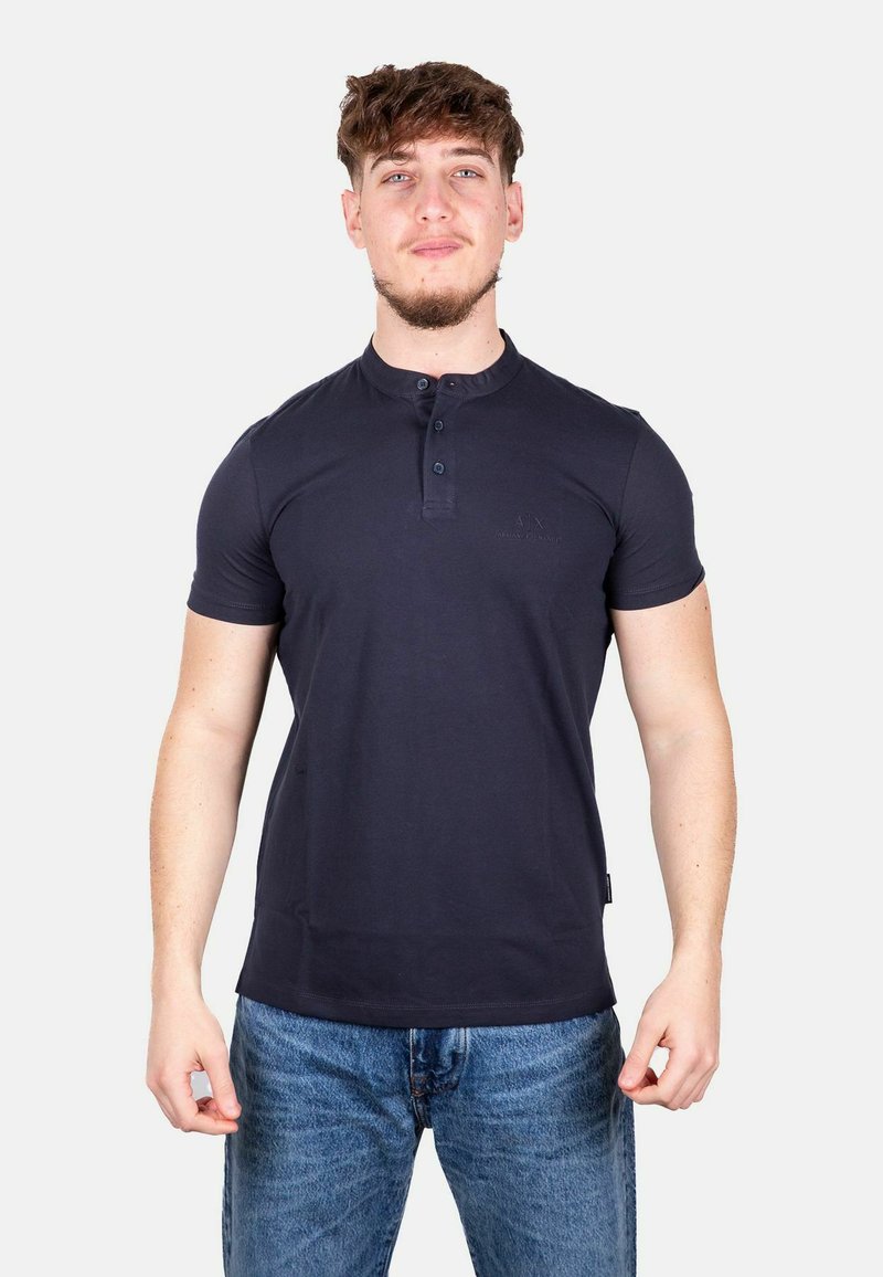 Armani Exchange T-shirt basic blauw