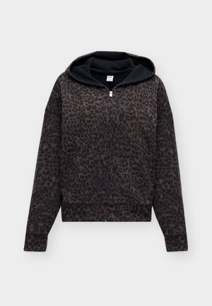 Hollister Co., AIR CHASE  - Φούτερ με φερμουάρ - black
