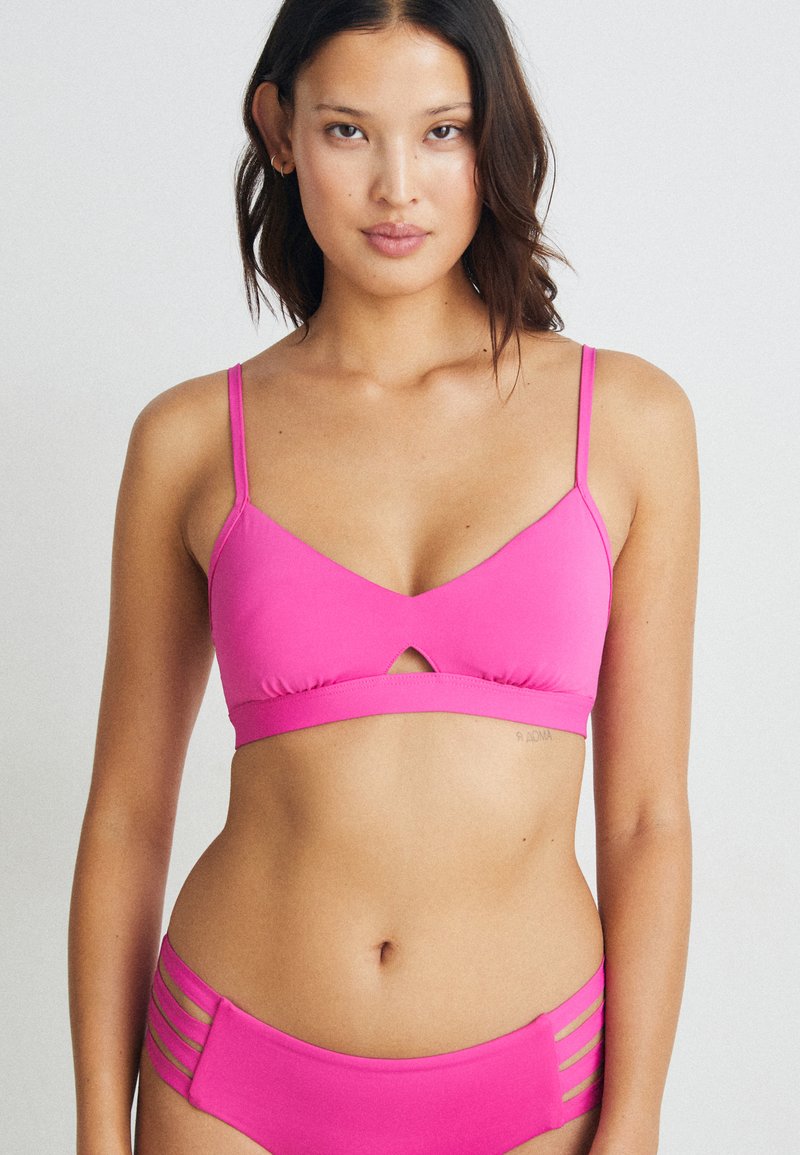 Seafolly SEAFOLLY COLLECTIVE HYBRID BRALETTE - Bikini felső - hot pink