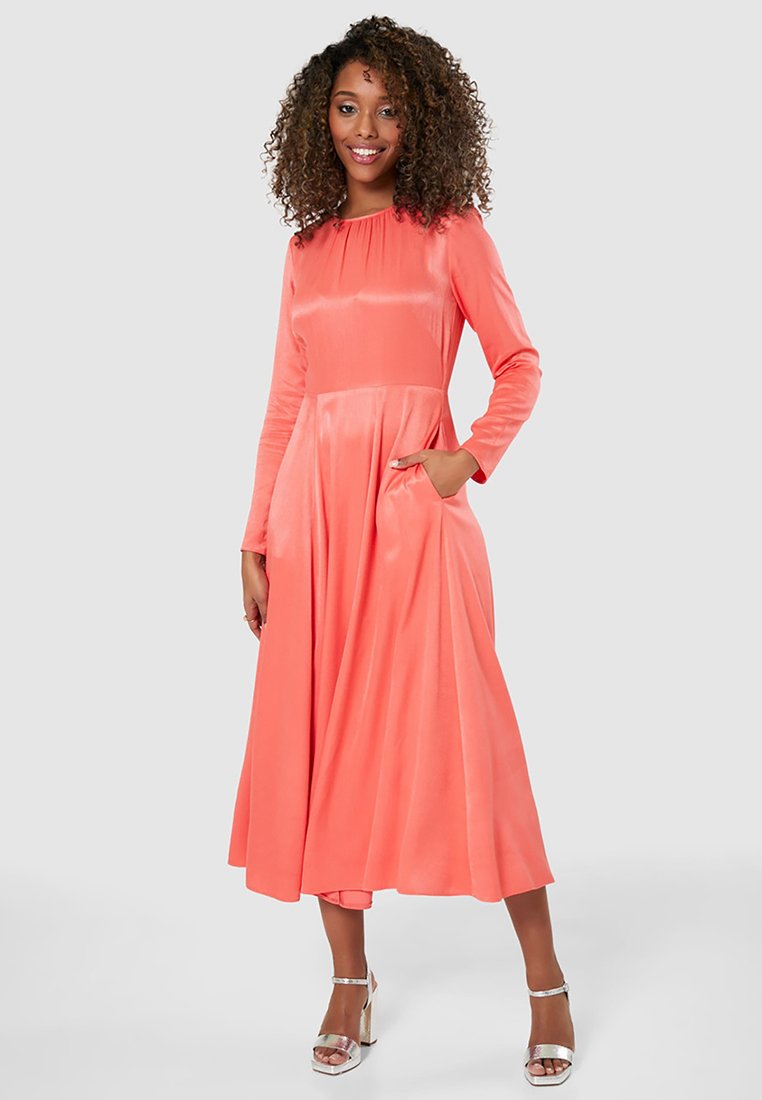 Closet Maxi-jurk koraalrood