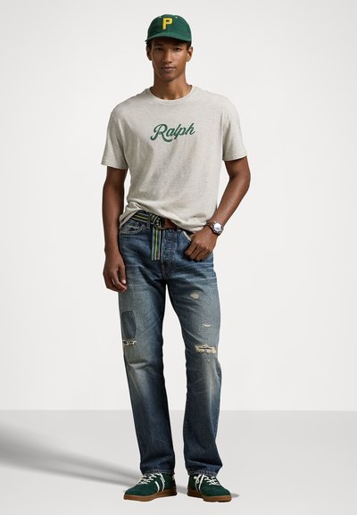 Polo Ralph Lauren THE RALPH T-SHIRT - Nyomott mintás póló - light sport heather