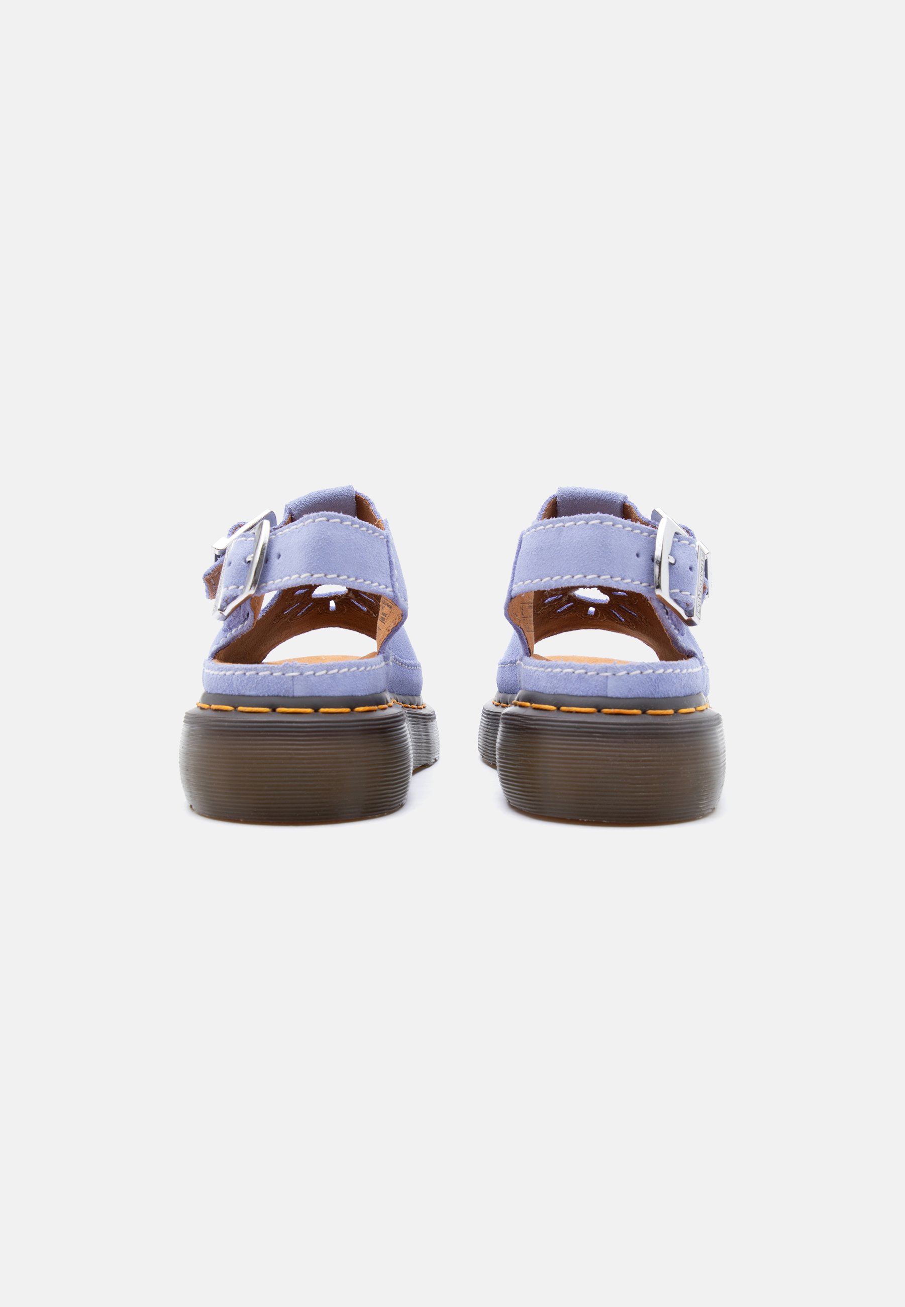 Dr. Martens DUNNET FLOWER - Platform sandals - cornflower blue