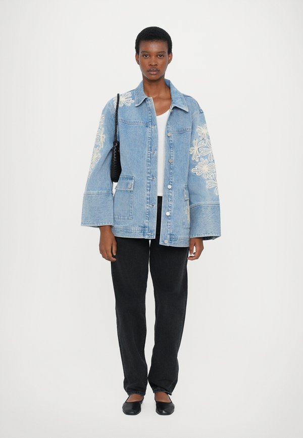 CHARLENE JACKET - Denim jacket - light wash4