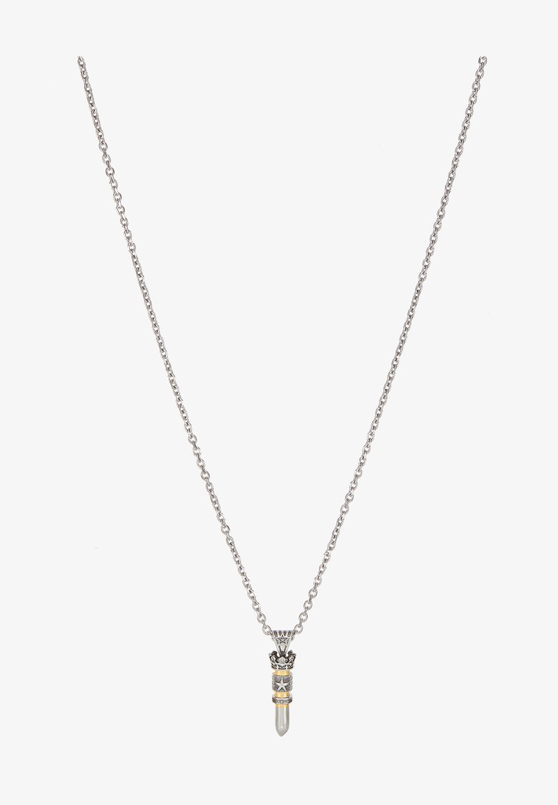 Royal Ego Necklace Bullet Star Collana Silver Coloured Argentato Zalando It