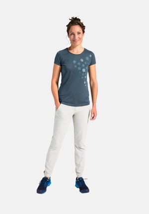 Print T-shirt - steelblue