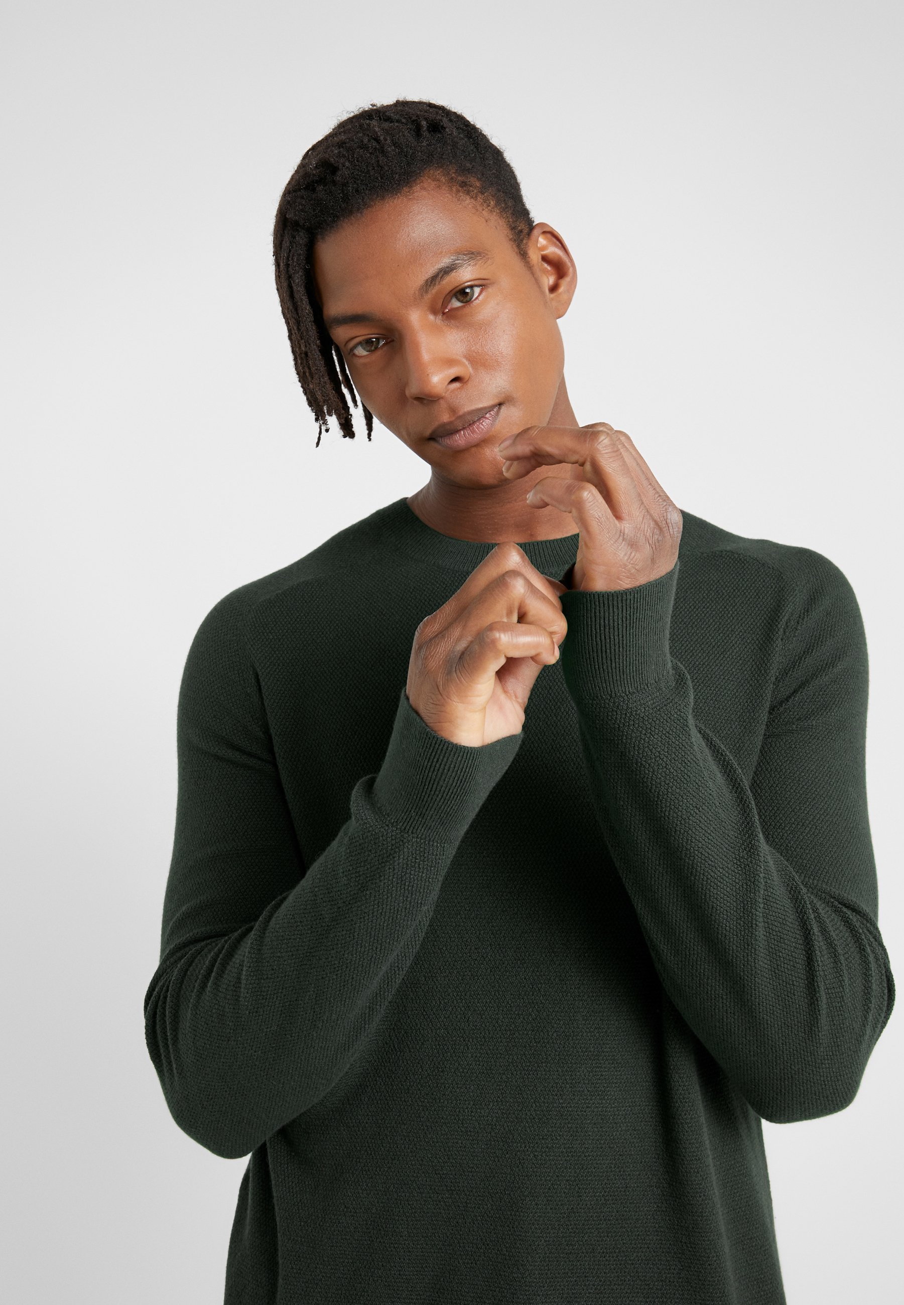 Filippa K JAYDEN Strikkegenser beluga Zalando.no Sand Copenhagen FREDDO Strikkegenser dark green Zalando.no