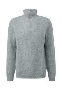 QS Pullover Donna – Scollo A V, Maniche Lunghe A Coste, Orlo Costine – Morbido E Comodo