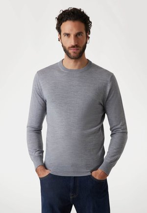 Strickpullover - grau