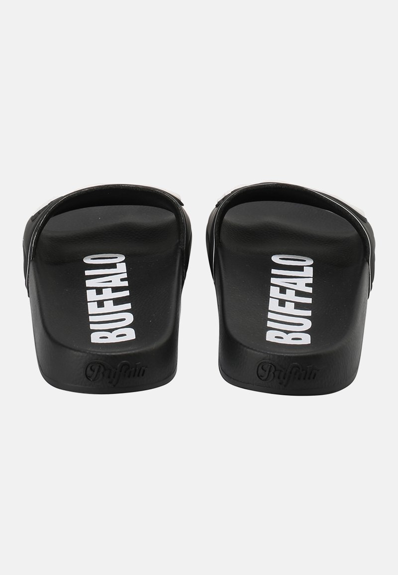Damen Zehentrenner | Buffalo REES Badesandale black/schwarz - YO59108 Damen Zehentrenner | Buffalo REES Badesandale black/schwarz - YO59108