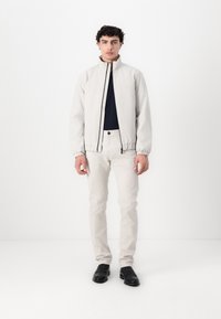 TOM TAILOR DENIM STAND UP COLLAR BLOUSON - Regnjakke / vandafvisende jakker - dusty putty grey
