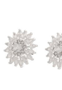 SNÖ of Sweden JUDITH EAR - Fülbevalók - silver-coloured/clear