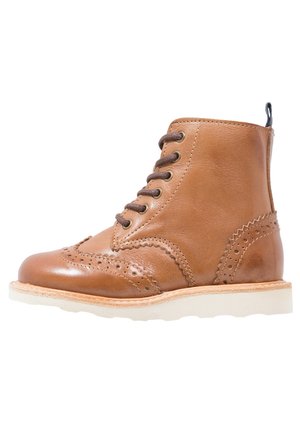 SIDNEY - Botines con cordones - tan burnished