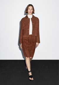 Massimo Dutti A-Linien-Rock - brown