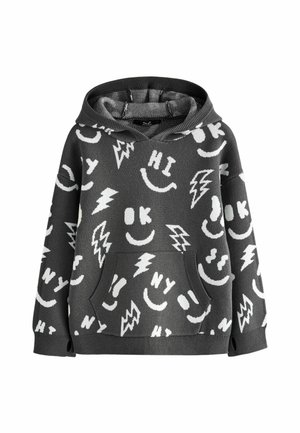 Hoodie - black white character