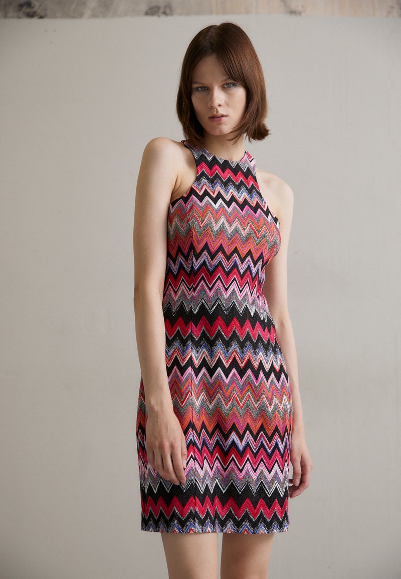 Missoni DRESS Robe de jour tonal pink on a black base/rose clair