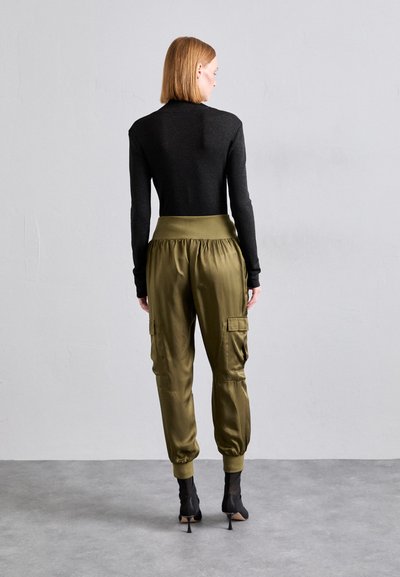Cinq à Sept GILES PANT - Cargobroek - dark olive