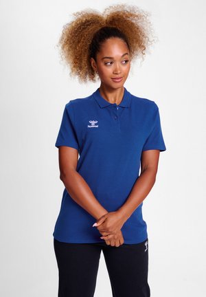 Polo shirt - true blue