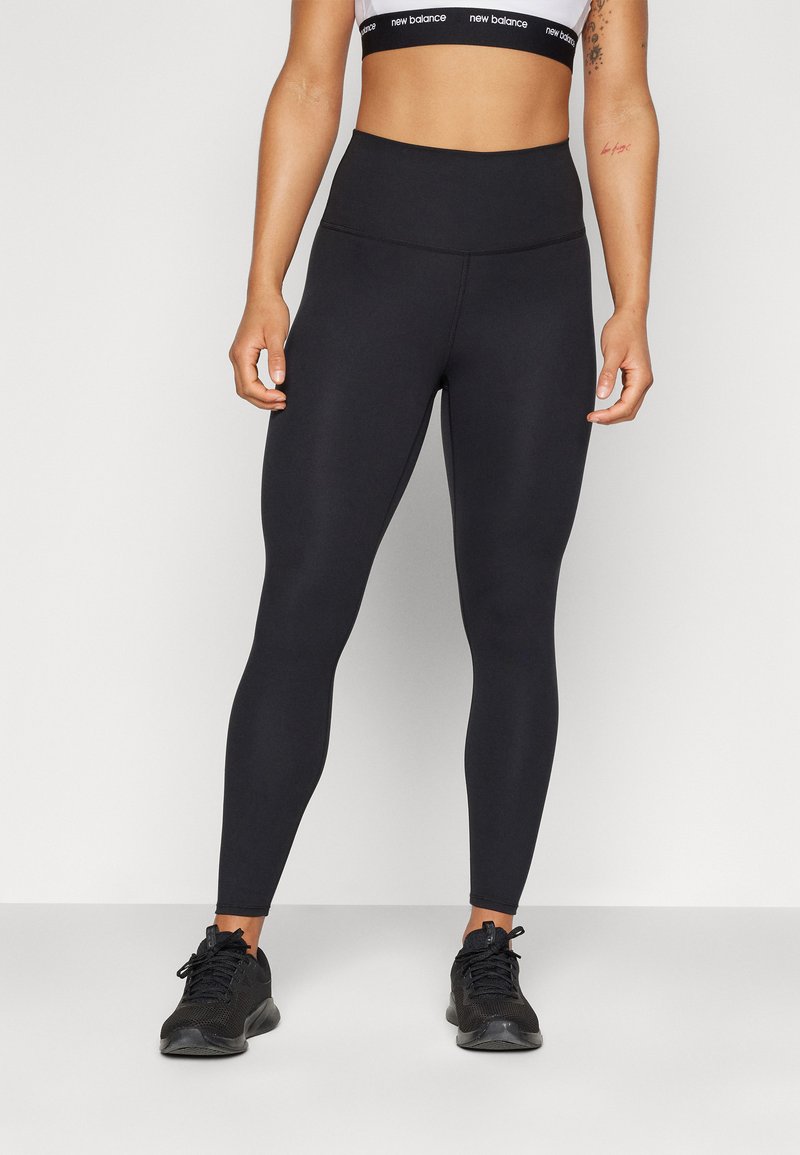 New Balance HARMONY HIGH RISE LEGGING - Pajkice - black (001)