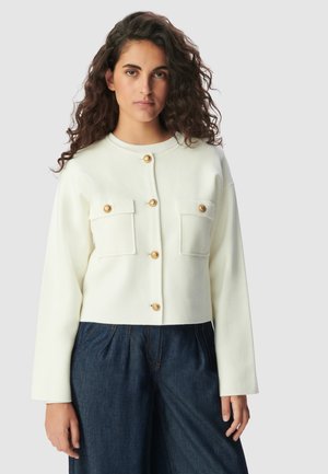 Strickjacke - blanc cassé