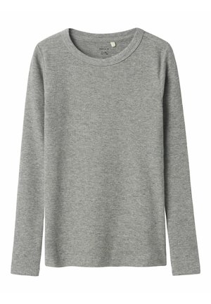 Name it NKFNAKAL LS NOOS - Long sleeved top - grey melange