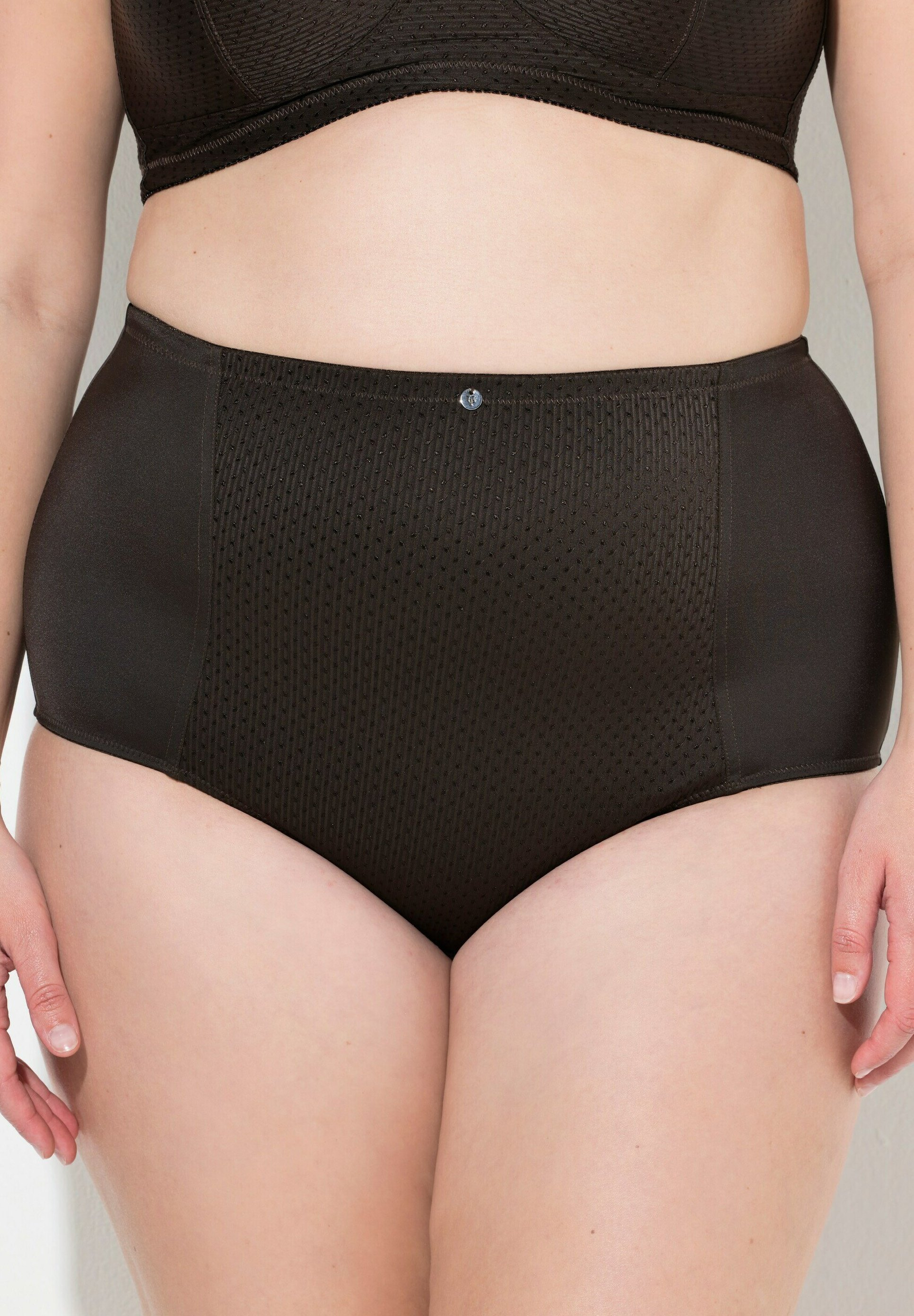 Ulla Popken HIGH WAIST JACQUARD INET Lingerie sculptante pine