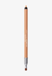 Crayon Revlon ColorStay Multi-Liner, teinte beige naturel, corps en bois, pointe noire, accessoire avec poils doux pour estomper.