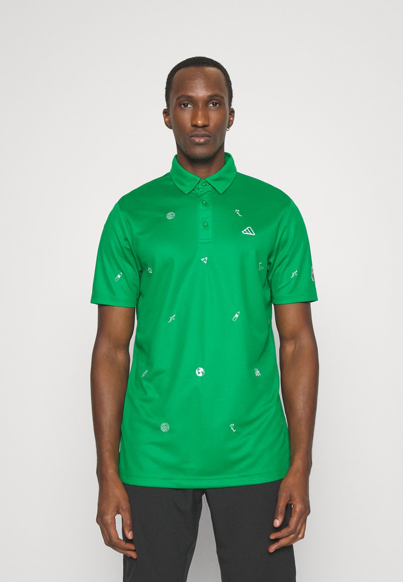 adidas Golf SHORT SLEEVE MONO Polo shirt green Zalando.ie