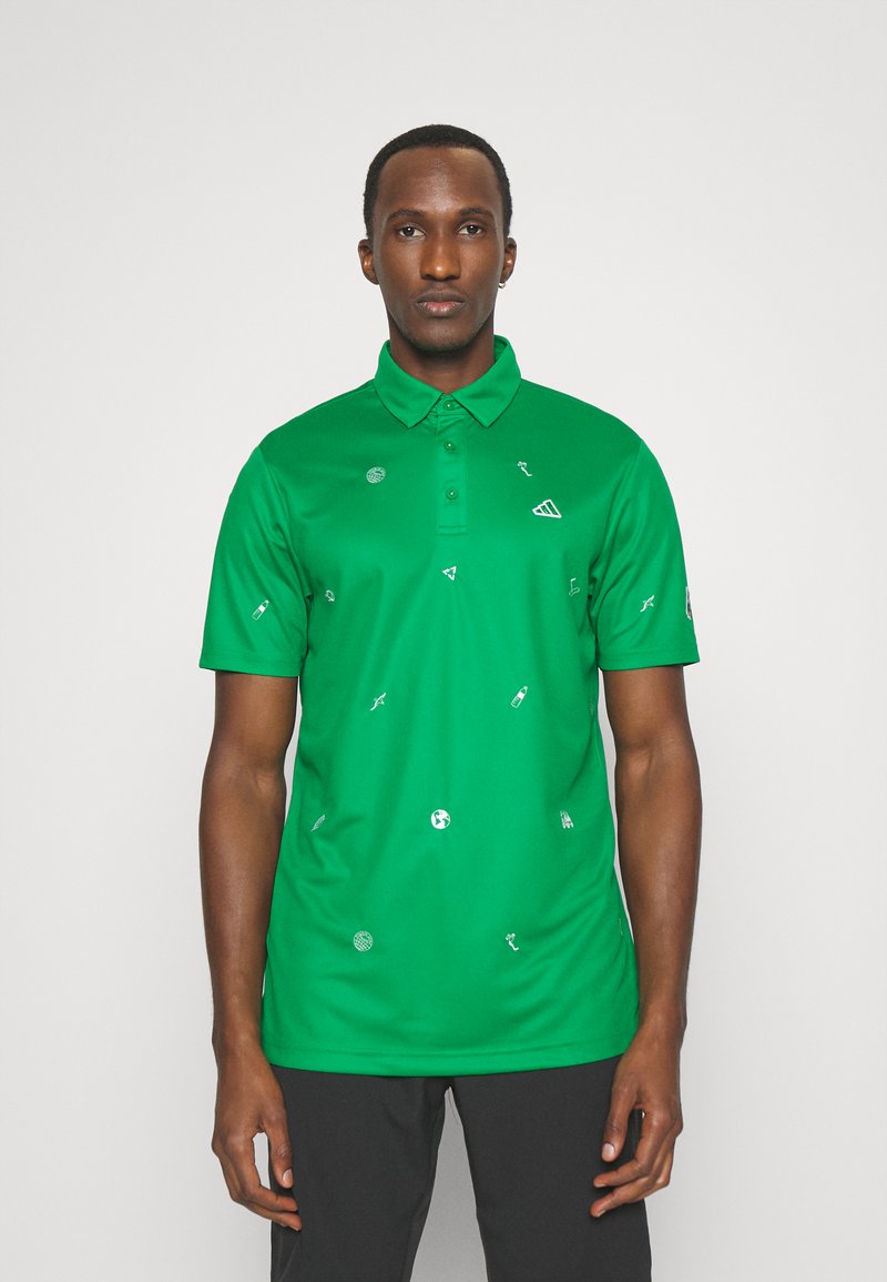 adidas Golf - SHORT SLEEVE MONO  - Polo shirt - green, Enlarge