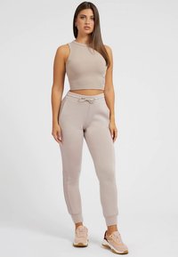 Guess ALLIE CUFF  - Tepláky - mehrfarbig beige