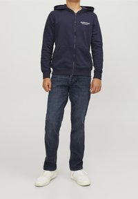 Jack & Jones Junior JORLAKEWOOD SWEAT ZIP BF JNR - Mikina na zip - navy blazer