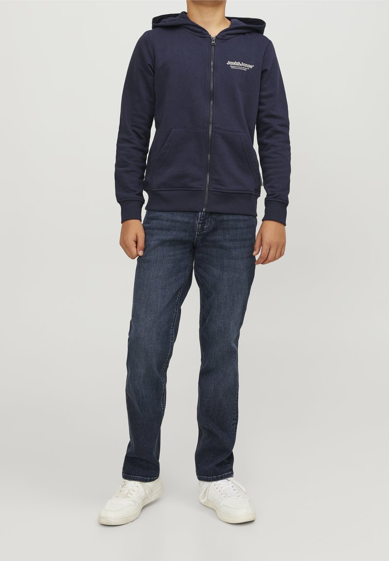 Jack & Jones Junior JORLAKEWOOD SWEAT ZIP BF JNR - Mikina na zip - navy blazer