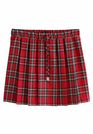 Gonna a pieghe - red