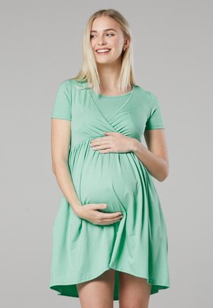 UMSTANDS UND STILLKLEID - Jersey dress - Pastellgrün