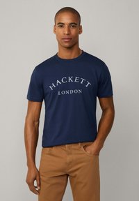 Hackett London - Camiseta estampada - ink blue Imagen en miniatura 1