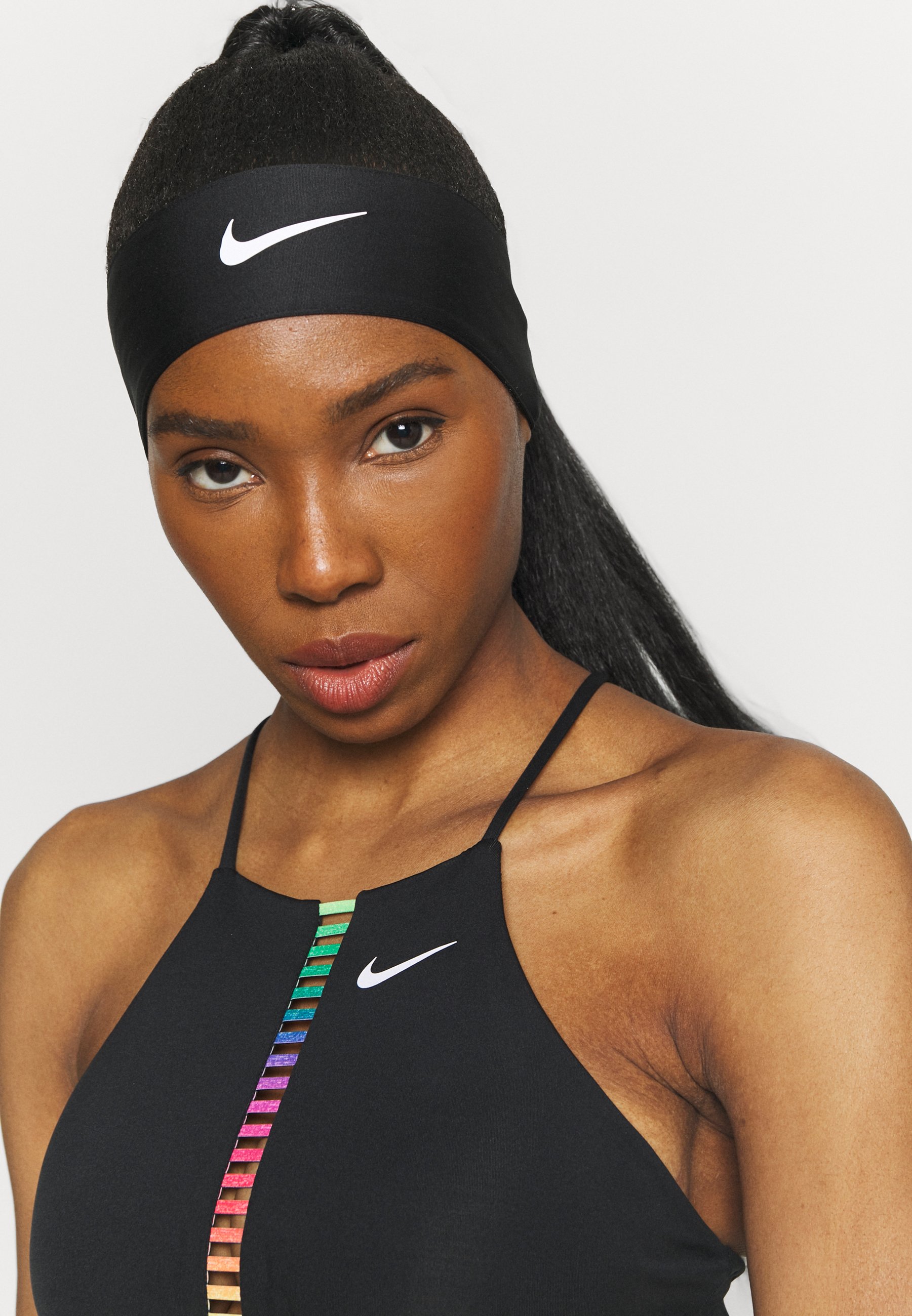 black nike head tie