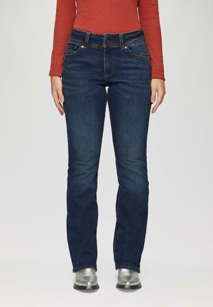 QS SLIM FIT  - Straight leg jeans - blau