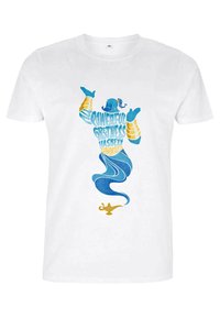 Disney DISNEY ALADDIN LIVE ACTION ANOTHER ALL POWERFUL GENIE - Camiseta estampada - white