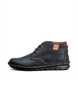 Botines con cordones - black