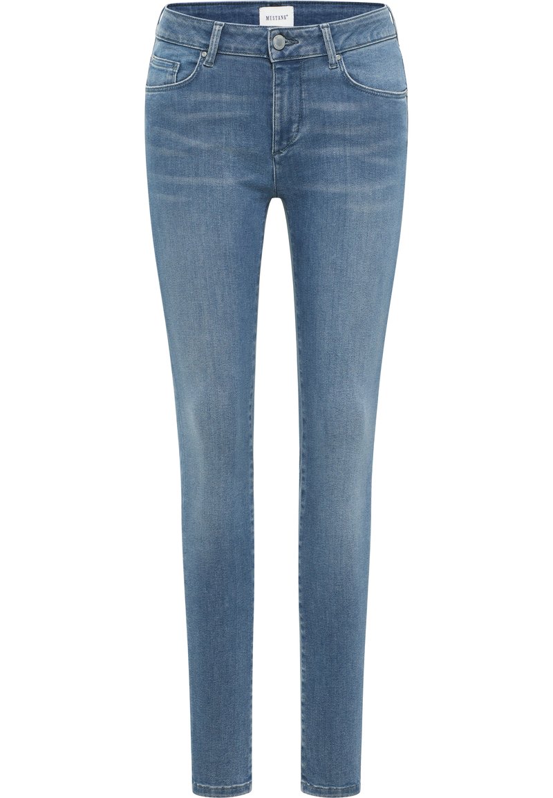 mustang Jeans Skinny Fit blauw denim/bluedenim
