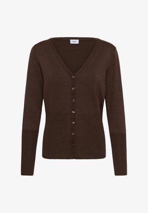 Saint Tropez, MILASZ SLIM CARDIGAN - Vest - bracken melange