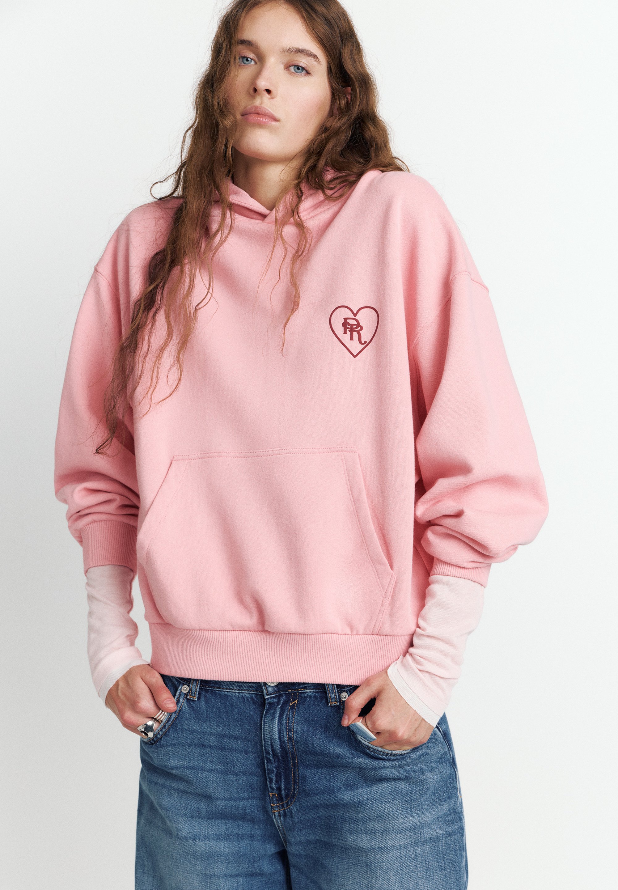 OUHZNUX Qlf Pnl Sweat À Capuche Mode, Pull Ample Décontracté