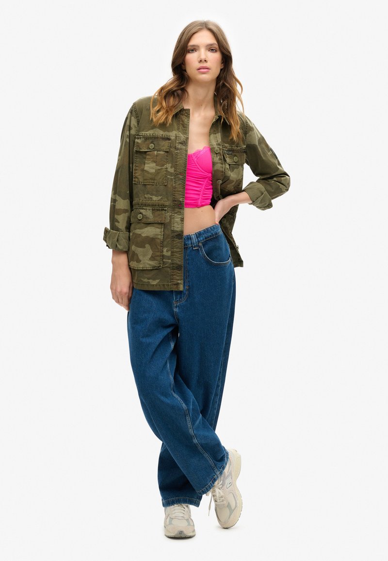 Superdry & Co Top donkerroze Superdry & Co Top donkerroze