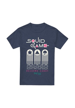NETFLIX SQUID GAME DALGONA CANDY SHAPES - Print T-shirt - blue