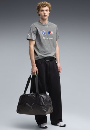 Puma, BMW MMS ESS LOGO TEE - Camiseta estampada - medium gray heather