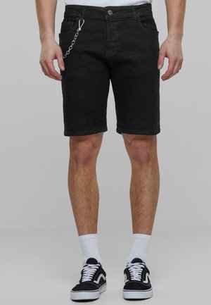 Jeansshorts - black