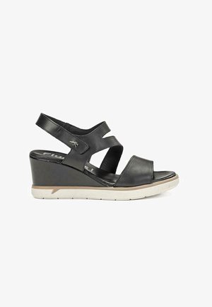 Fluchos, Sandalias con plataforma - black