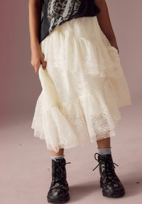Next REGULAR FIT - sukňa v tvare A - ecru white