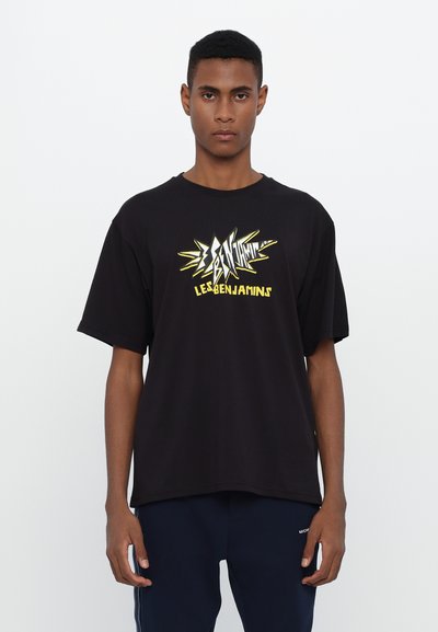 Les Benjamins SHORT SLEEVE TEE UNISEX - Μπλουζάκι με στάμπα - noir