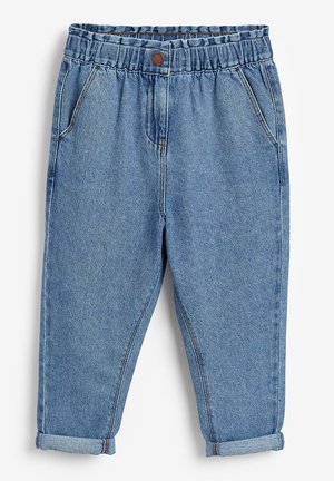 ELASTICATED WAIST - Jeans Straight Leg - blue